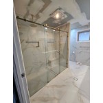 Sero-Frameless Sliding Door Wall to Wall 3 Panels Set Up Shower Screen 1901-1950*2000H Sero-Frameless Sliding Door Wall to Wall 3 Panels Set Up Shower Screen 1901-1950*2000H